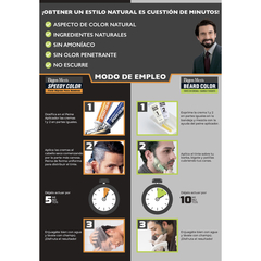 Tinte Bigen Men's Barba · Negro Intenso B101 · Permanente - akthon
