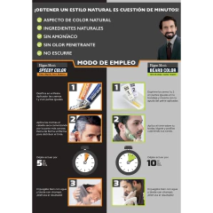 Tinte Bigen Men's Barba · Color Castaño Medio B105 · 3 Pack - akthon