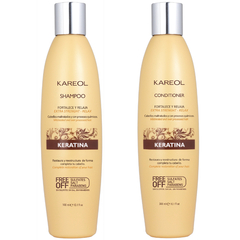 Kareol Keratina · Restaura Fortalece Y Nutre · Shampoo Y Acc