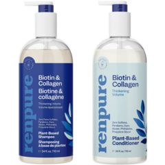Renpure Biotina Y Colágeno Shampoo Y Acondicionador · Fuerza