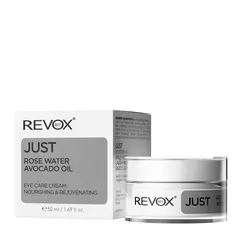 Revox Agua de rosas y aceite de aguacate · Crema para contorno de ojos
