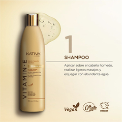 Kativa Luxury Vitamina E Shampoo · Ultra Reparación Y Fuerza - comprar en línea