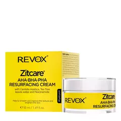 Revox Zitcare AHA·BHA·PHA · Crema Rejuvenecedora · Tea Tree