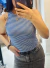 MUSCULOSA RAYADA DE ALGODÓN CON LYCRA en internet