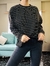 Sweater wafle rayado