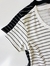 Remera waffle rayado