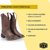 Bota Texana Country Em Couro Legitimo Solado Borracha - Texana Boots