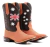 Bota Texana Masculina Bico Quadrado Botina Country Em Couro - Texana Boots