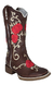 Bota Texana Hooper Couro Feminina Bordado Flores - comprar online