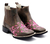 Botina Texana Feminina Bordada Lirio Cowgirl Corrida