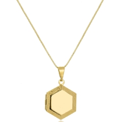 RELICÁRIO HEXAGONAL - BRUTO SHOWROOM