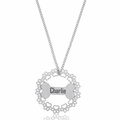 INOX MINI MANDALA SIMPLES PATA E OSSO - EXIN 0073