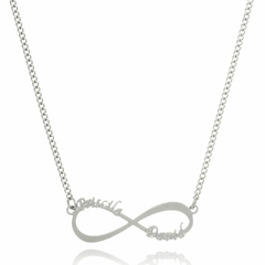COLAR INFINITO COM NOMES PERSONALIZADOS - INOX IN 137 - comprar online