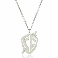 COLAR ESCUDO FÉ EM INOX - INOX IN 148 - comprar online