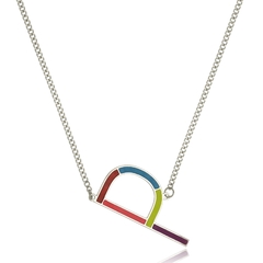 COLAR INICIAL RESINADA - INOX IN 149 - comprar online