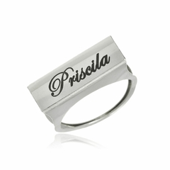 ANEL INOX COM NOME PERSONALIZADO - INOX IN 22 - comprar online