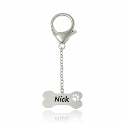 PINGENTE PARA COLEIRA COM NOME DO PET - INOX IN 30 - comprar online