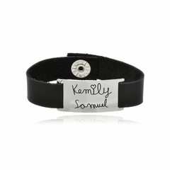 PULSEIRA COM ESCRITA PERSONALIZADA - INOX IN 35 - comprar online