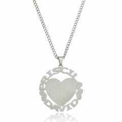 MANDALA COM NOMES PERSONALIZADOS E CORAÇÃO - INOX IN 45 - comprar online