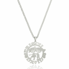 MANDALA FILHOS COM NOME PERSONALIZADO E BONECOS - INOX IN 50 - comprar online