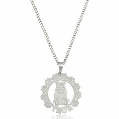 MANDALA DE PATINHAS COM NOME DO PET E DESENHO PERSONALIZADO - INOX IN 65 - comprar online