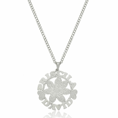 MANDALA COM NOMES PERSONALIZADOS E FLOR NO CENTRO - INOX IN 66 - comprar online
