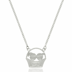 COLAR CESTO COM NOMES E BONECOS - INOX IN 87 - comprar online