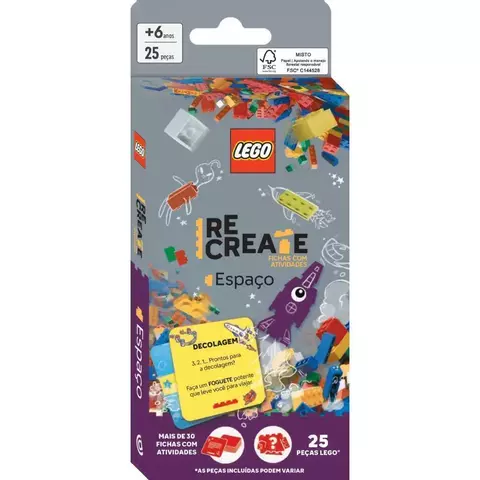 Lego Books Recreate Espaço