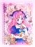 CADERNO KAWAII MENINA  MANGÁ  TAMANHO A5