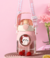 GARRAFA DE ÁGUA GATINHO FOFO 800ML + ADESIVOS 3D E 2D - comprar online