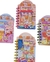 MINI CADERNO KWAI CAPA DURA COM DIVISORIAS DECORADAS