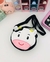 BOLSA FOFA  DE VAQUINHA TRANSVERSAL - DE PELUCIA
