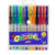 Imagem do KIT 12 CANETAS EM GEL E GLITTER COLORIDAS COM CHEIRINHO DE FRUTAS