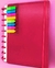 CADERNO INTELIGENTE DE DISCO CAPA DURA  TAM A5 - COM RÉGUA E POST-IT 