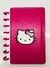 CADERNO INTELIGENTE DE DISCO DA HELLO KITTY CAPA DURA TAMANHO A5 - DONA LOLA PRESENTES E PAPELARIA