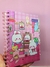 CADERNO COM DIVISÓRIAS E FOLHAS DECORADAS - loja online