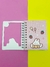 MINI CADERNO KAWAII COELHINHO FOFO COM FOLHAS DECORADAS - CAPA MOLE - loja online