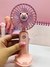 MINI VENTILADOR DE URSINHO FOFO RECARREGAVEL COM SUPORTE PARA CELULAR - DONA LOLA PRESENTES E PAPELARIA