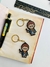 CHAVEIRO HARRY POTTER  E  HERMIONE