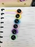 KIT MARCA TEXTO FOFO ASTRONAUTA GALAXIA 6 CORES 