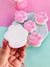 BORRACHA GRANDE PATINHA DE GATINHO 3D - BORRACHA KAWAII