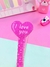 RÉGUA FOFA I LOVE YOU  - RÉGUA FOFA DE CORAÇÃO 15 CM
