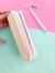 ESTOJO ESCOLAR SEREIA FURTA COR ROSA AZUL OU BRANCO - DONA LOLA PRESENTES E PAPELARIA