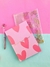 CADERNO CORAÇÃO COM CAPA LUXO GLITTER