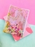 CADERNO CORAÇÃO COM CAPA LUXO GLITTER - DONA LOLA PRESENTES E PAPELARIA