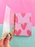 CADERNO CORAÇÃO COM CAPA LUXO GLITTER