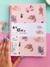 CADERNO FOFO GATINHO KAWAII SPIRAL NOTEBOOK TAMANHO MEDIO