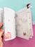 CADERNO LUXO URSO COM FOLHAS DECORADAS
