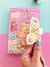 CADERNO LUXO URSO COM FOLHAS DECORADAS