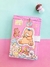 CADERNO LUXO URSO COM FOLHAS DECORADAS